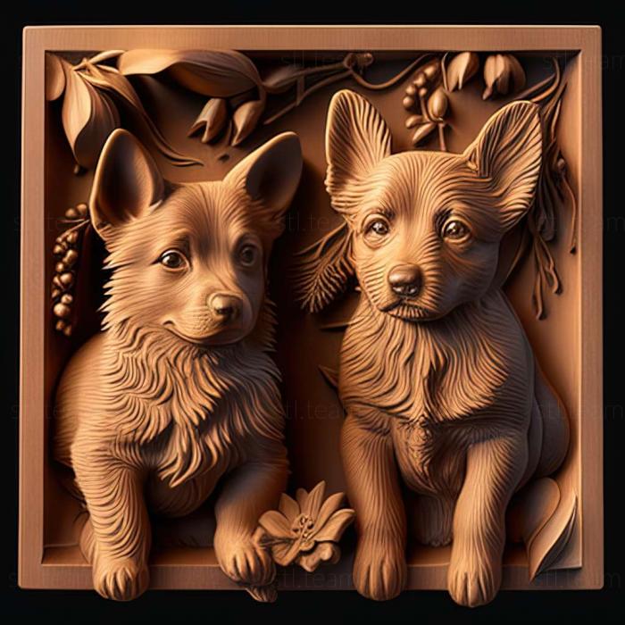3D model Small Belgian Dogs dog (STL)